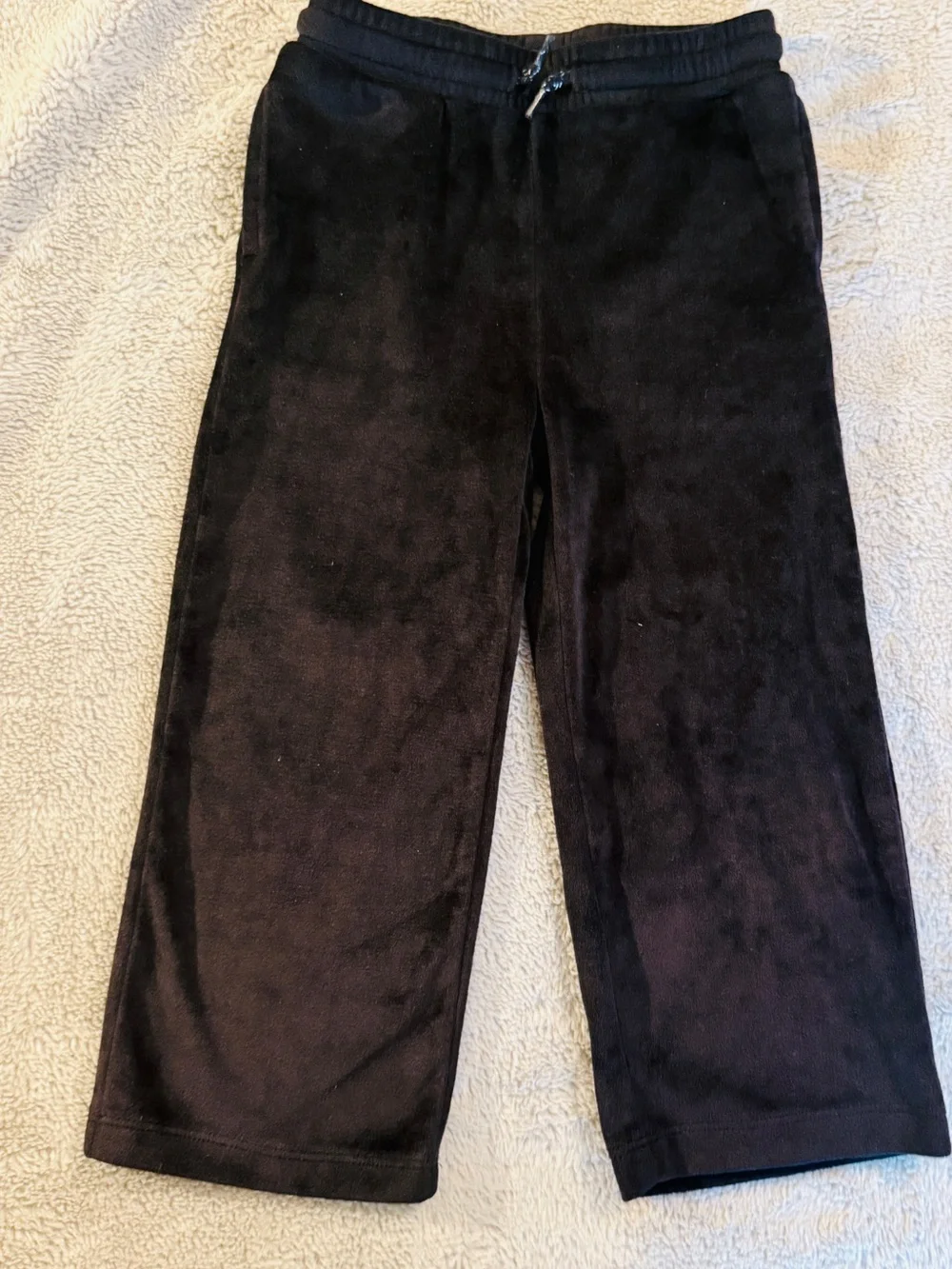 Okie Dokie Size 3T Black Velour Tracksuit Set | Silver Stars Hoodie & Pants